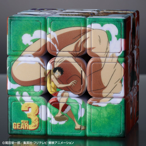 El cubo de Rubik de One Piece viene en el estuche Gomu Gomu no Mi