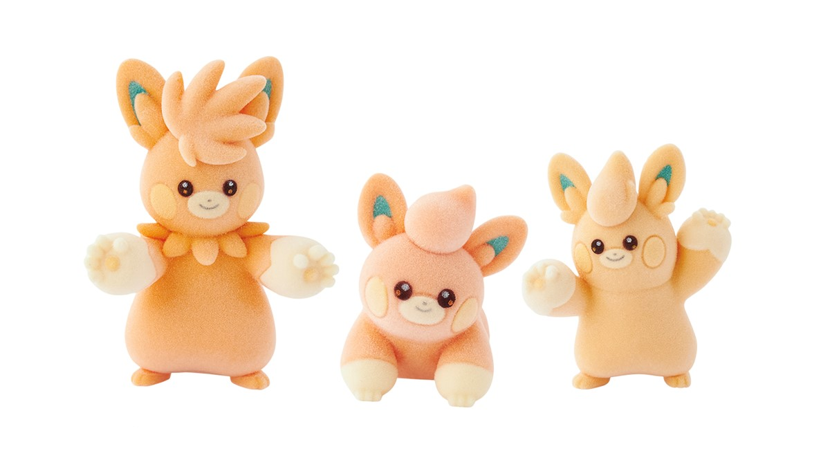 Pamo no Mure - Pokemon merchandise collection featuring Pawmi family