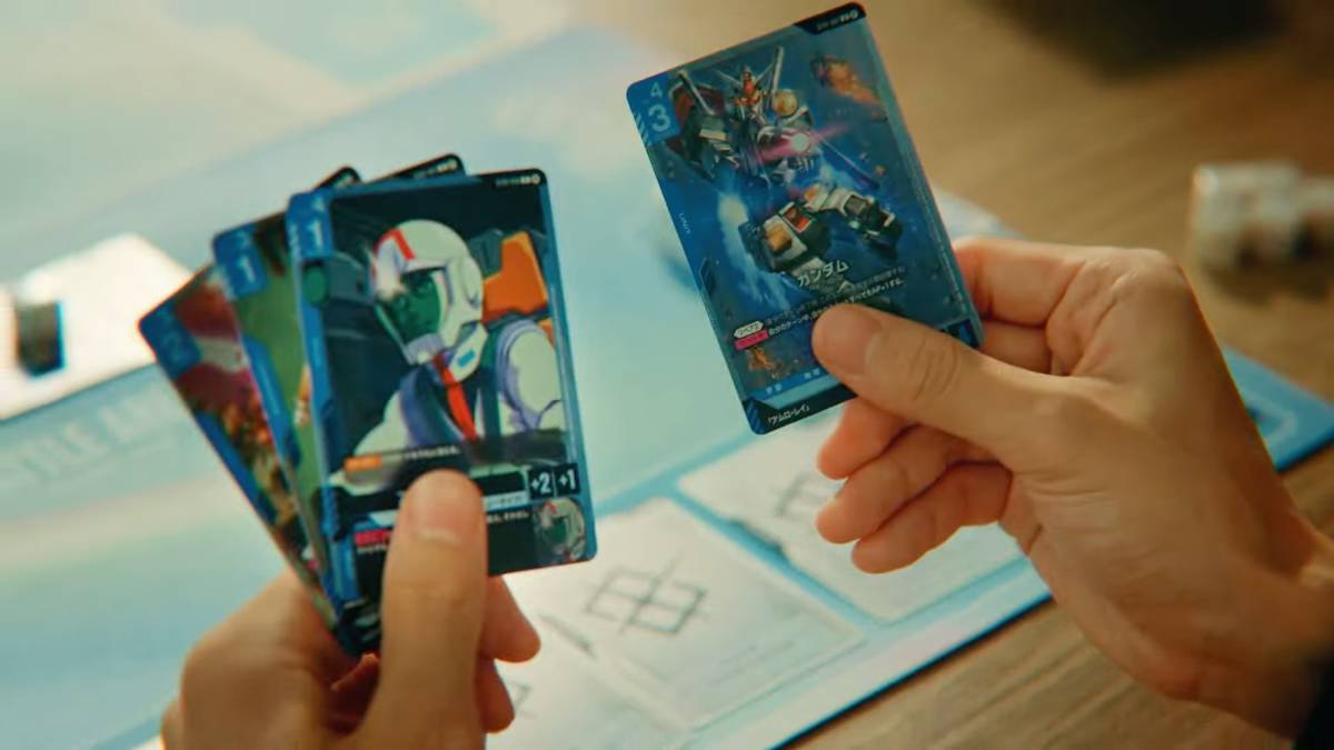 El tráiler del juego de cartas coleccionables Gundam adelanta el lanzamiento en 2025