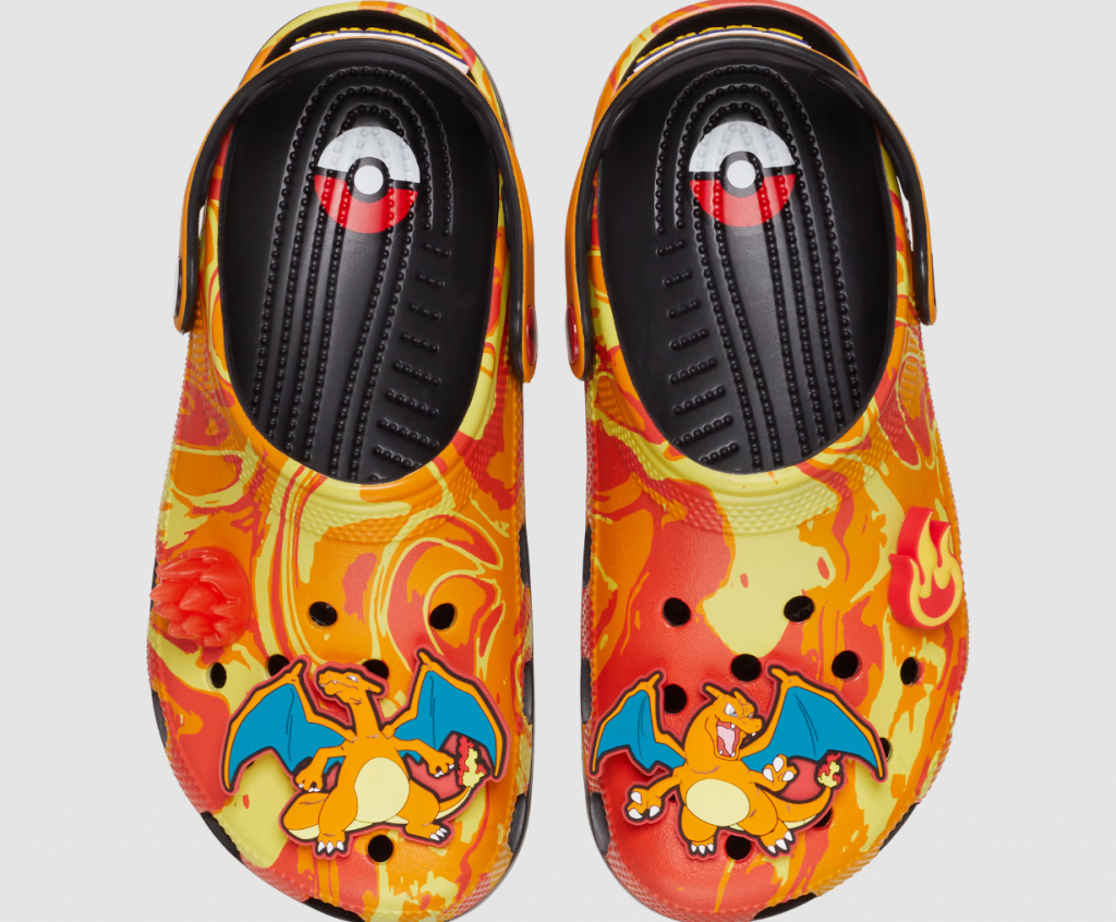 Pokémon Crocs disponibles en tallas para adultos y niños