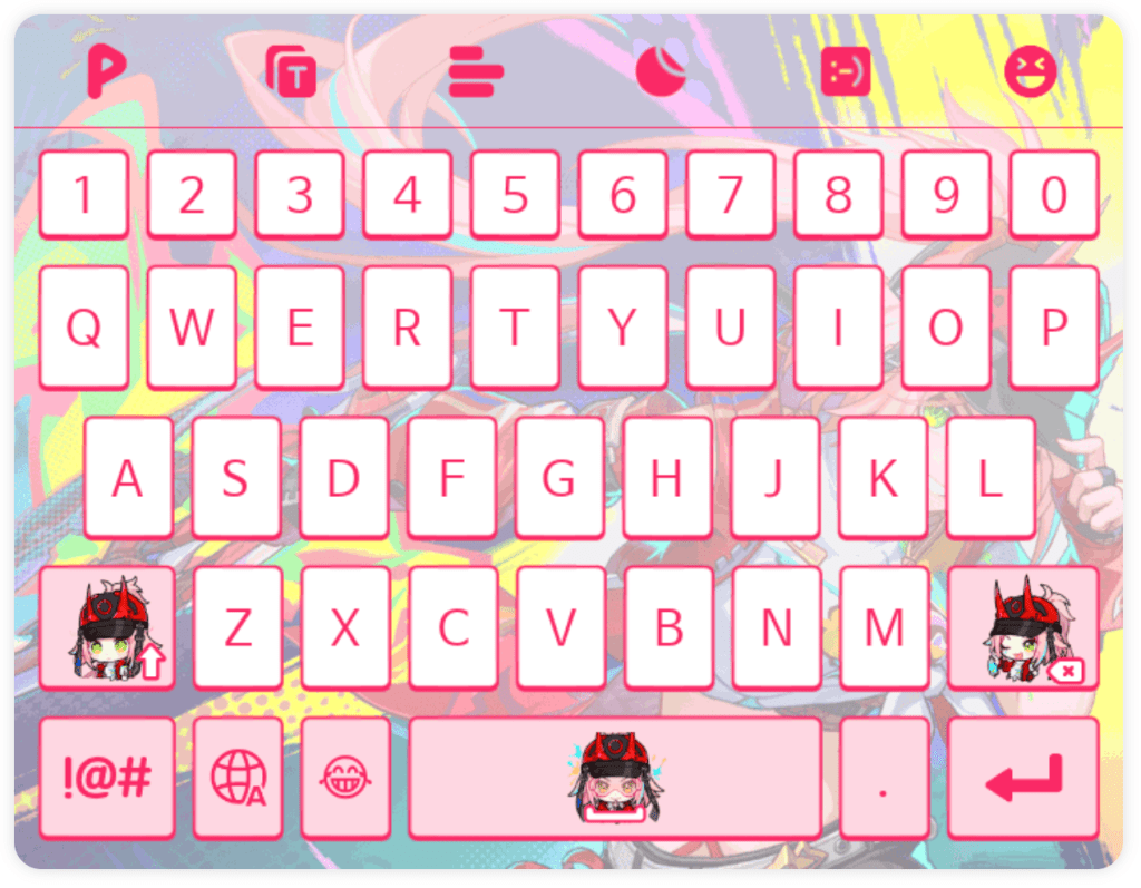 Приобретите пользовательские мобильные клавиатуры Honkai: Star Rail Rappa PlayKeyboard