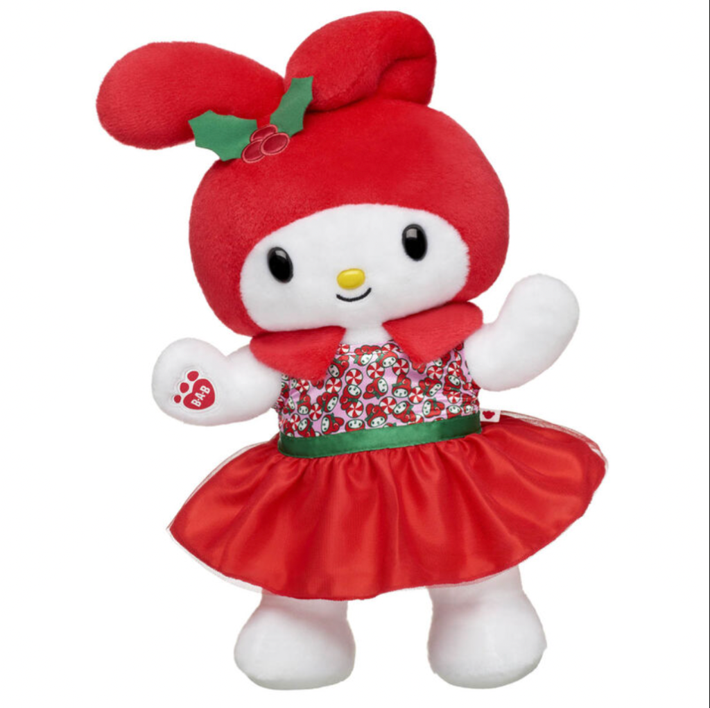 Продам плюшевую праздничную «Hello Kitty», «Cinnamoroll», «Kuromi» и «My Melody» из серии «Build-a-Bear»