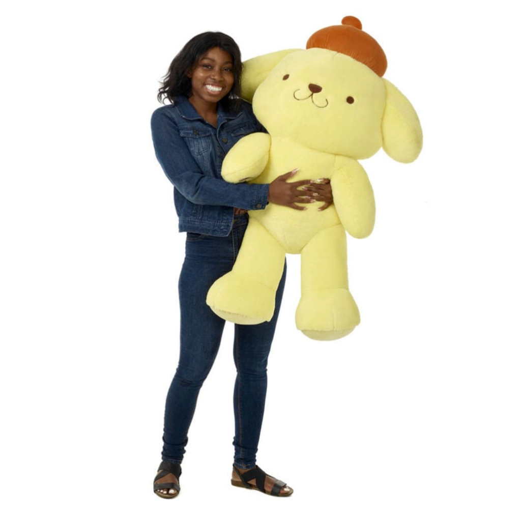 Build-a-Bear started selling a Giant Pompompurin plush, and there's a sale on some Sanrio stuffed animals if you buy it.