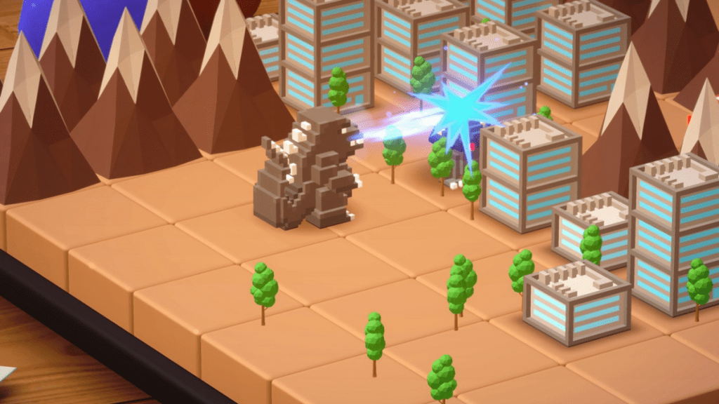 El juego Godzilla: Voxel Wars se dirige a Switch