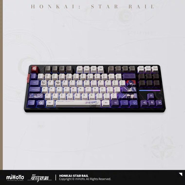 Honkai: Star Rail’s Acheron Inspires New Apparel and Keycaps