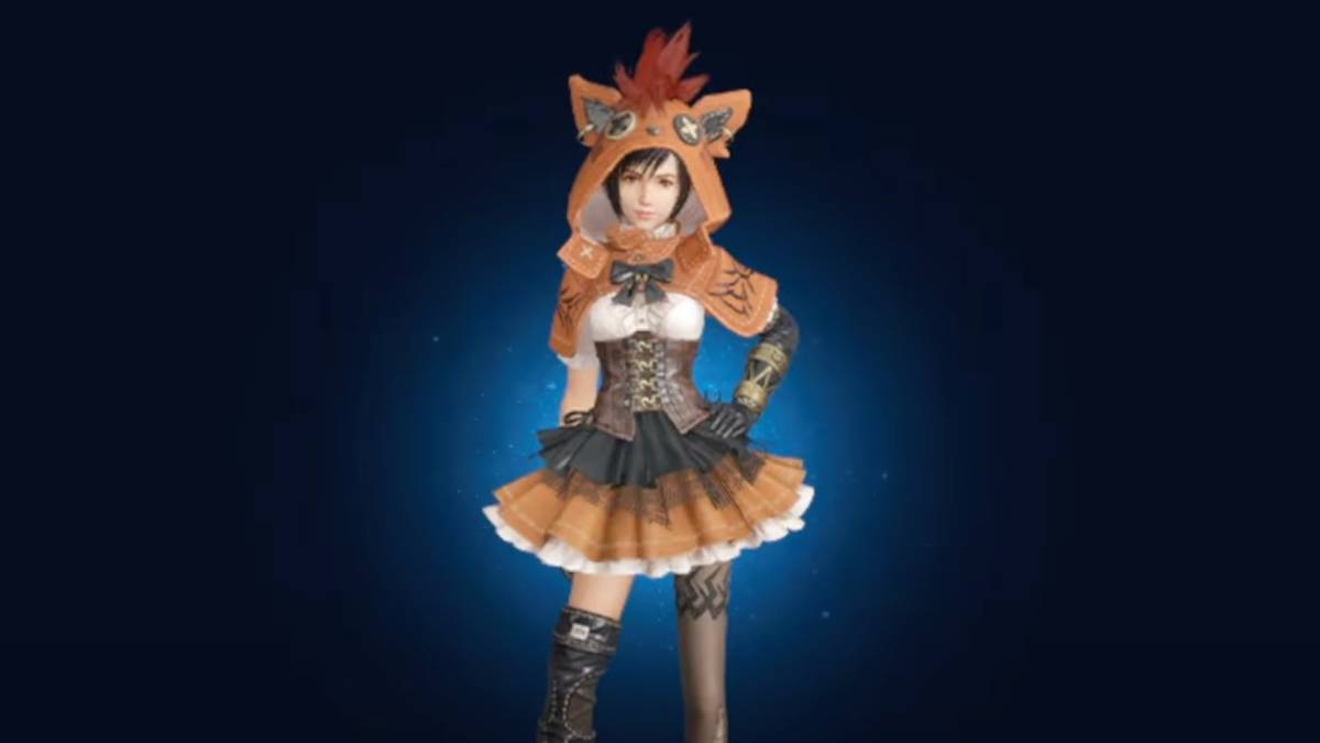 Yuffie se viste como Red XIII para Halloween en FFVII Ever Crisis