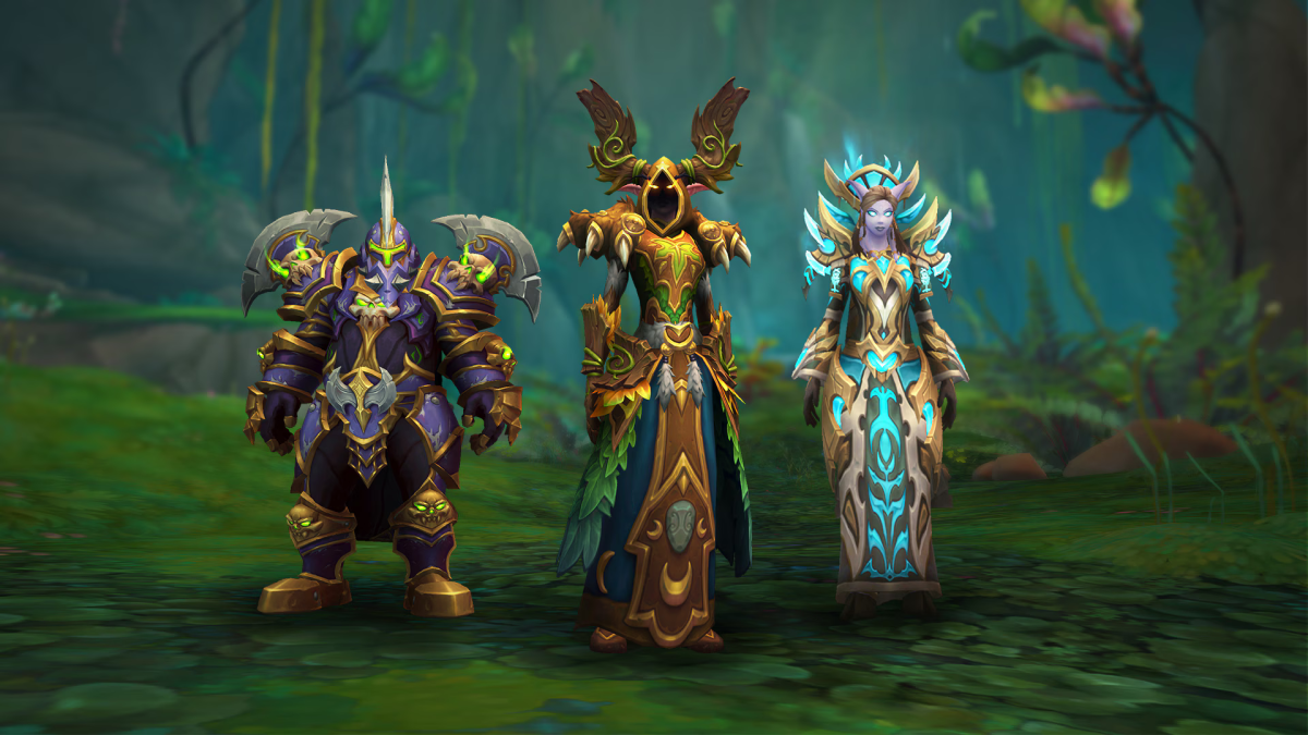 WoW World of Warcraft anniversary tier set warrior druid priest