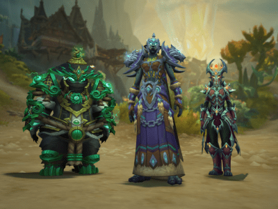 WoW World of Warcraft anniversary tier set shaman monk evoker