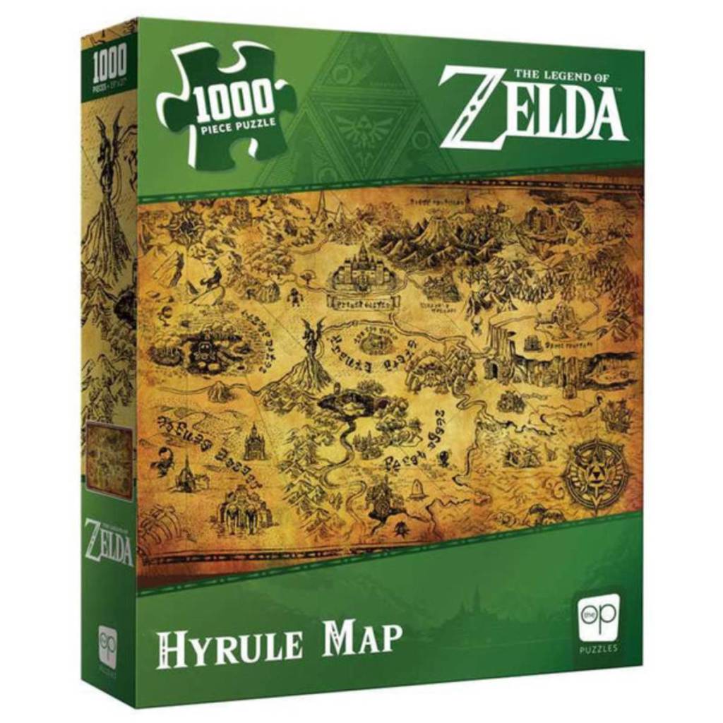 The Legend of Zelda Hyrule Map Puzzle