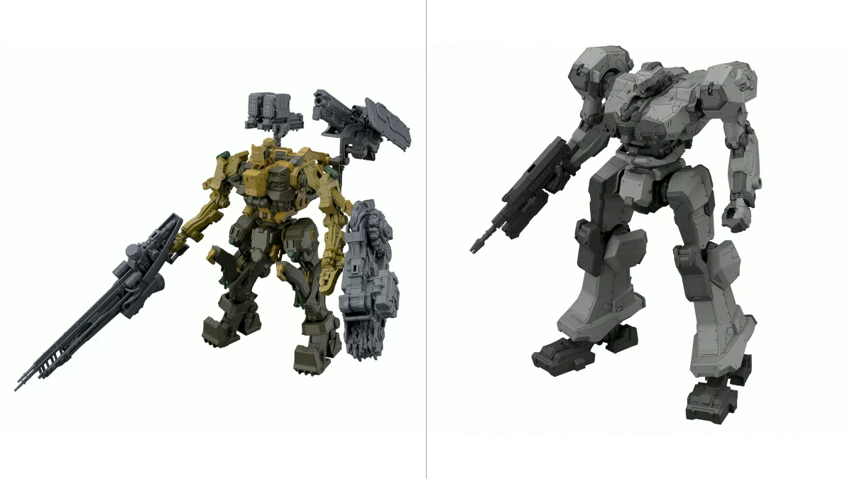 Armored Core VI 6 Milk Tooth and Melander 30 Minutes Missions model kits