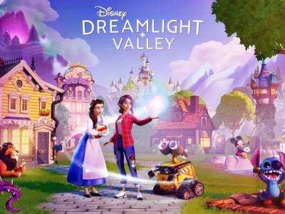 Two princesses in Disney Dreamlight Valley exploring