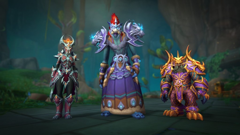 Evoker, Shaman, and Hunter 20th Anniversary sets