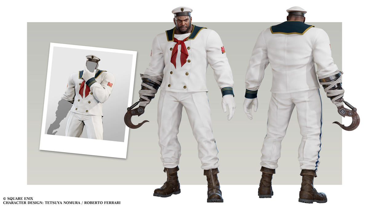 FFVII Rebirth Barret Sailor Costume Is His Favorite