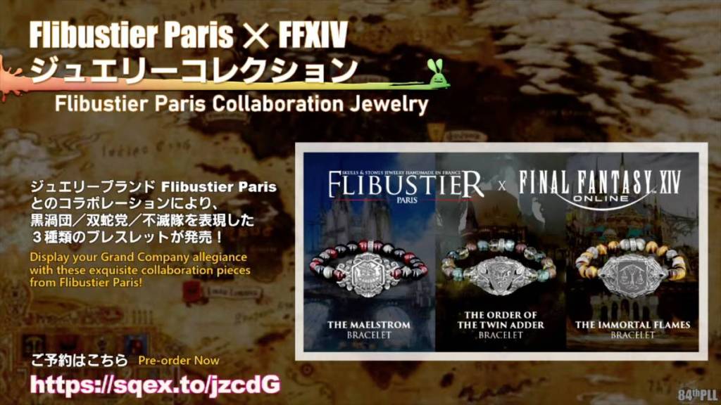 FFXIV Flibustier Paris Bracelets Based on Each Grand Company  