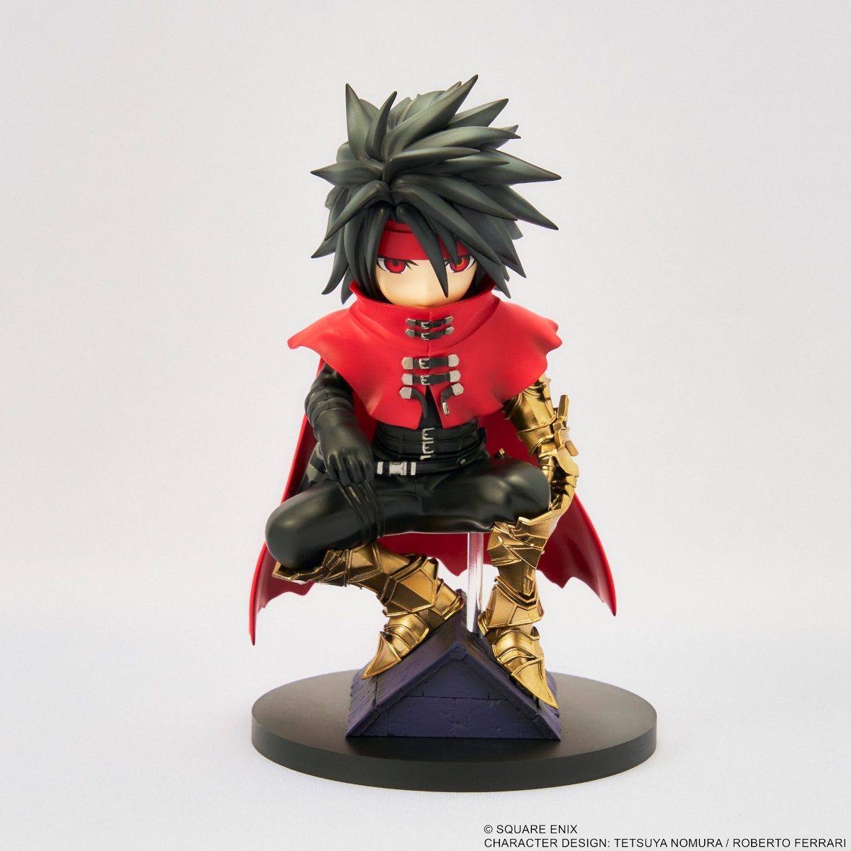 Final Fantasy VII Rebirth Adorable Arts chibi figures - Vincent Valentine sitting