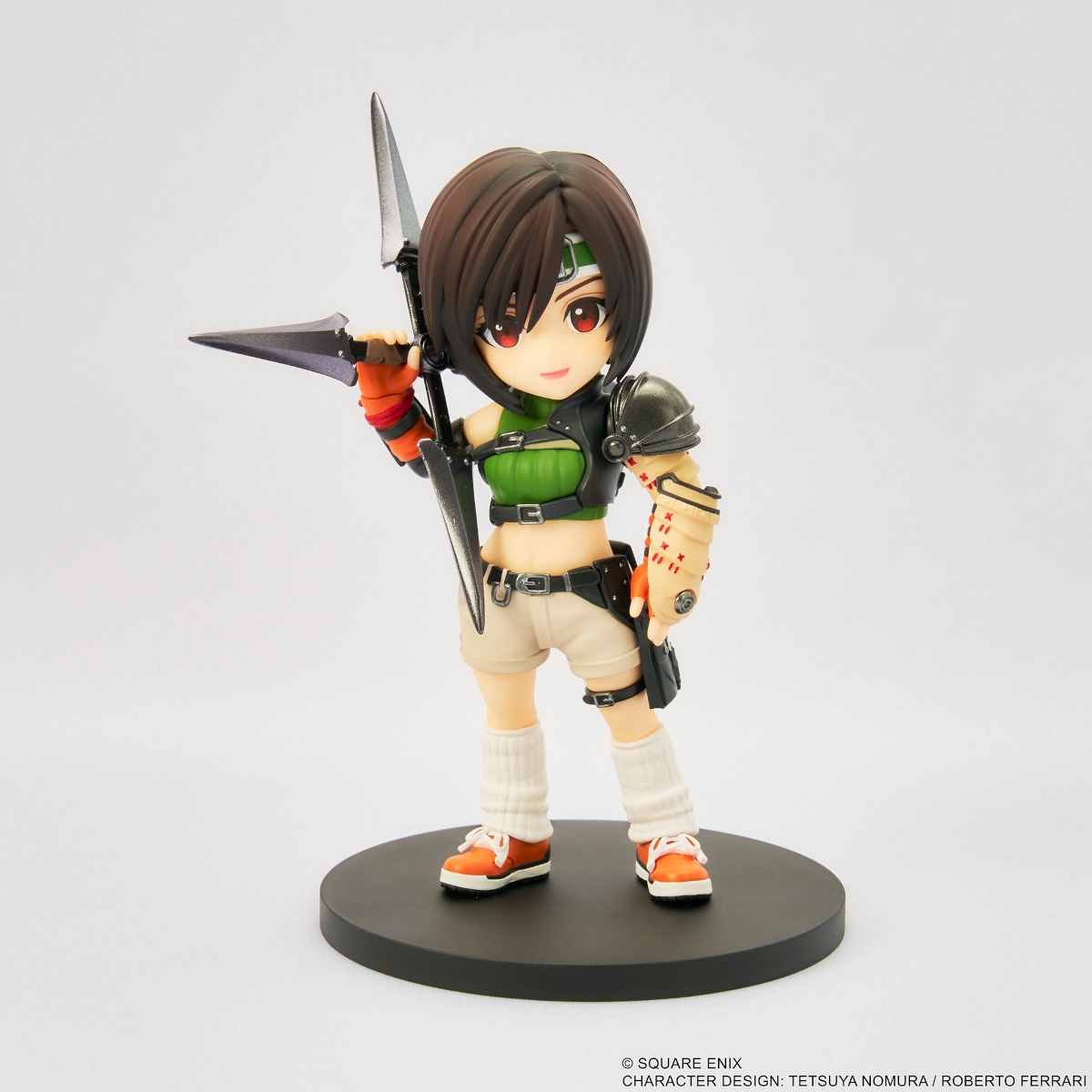 Final Fantasy VII Rebirth Adorable Arts chibi figures - Yuffie Kisaragi with Shuriken