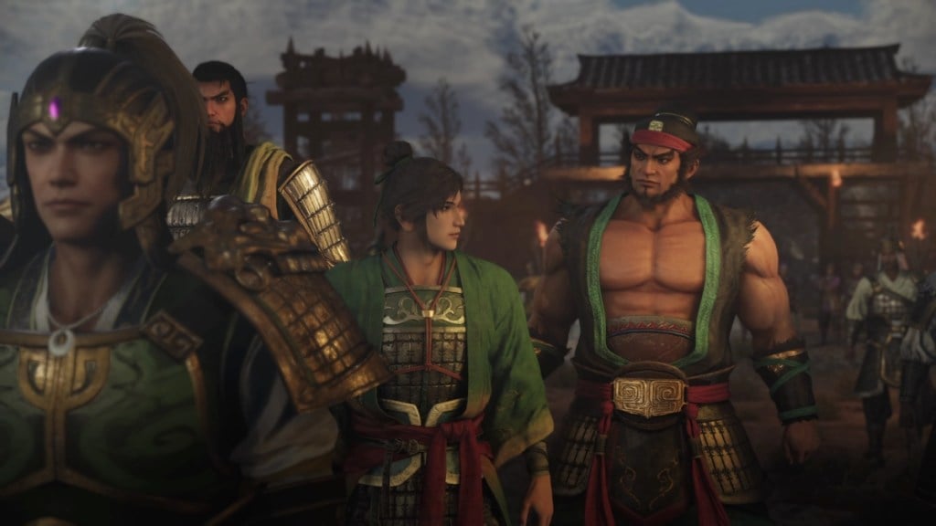 Gongsun Zan and Liu Bei group in Dynasty Warriors Origins