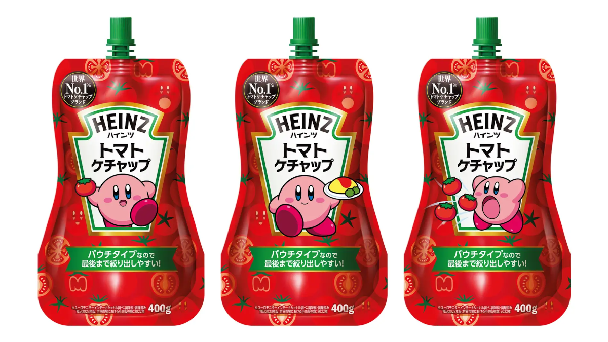 Kirby Heinz ketchup