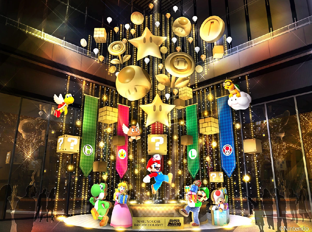 Показ Super Mario Marunouchi Bright Holiday 2024