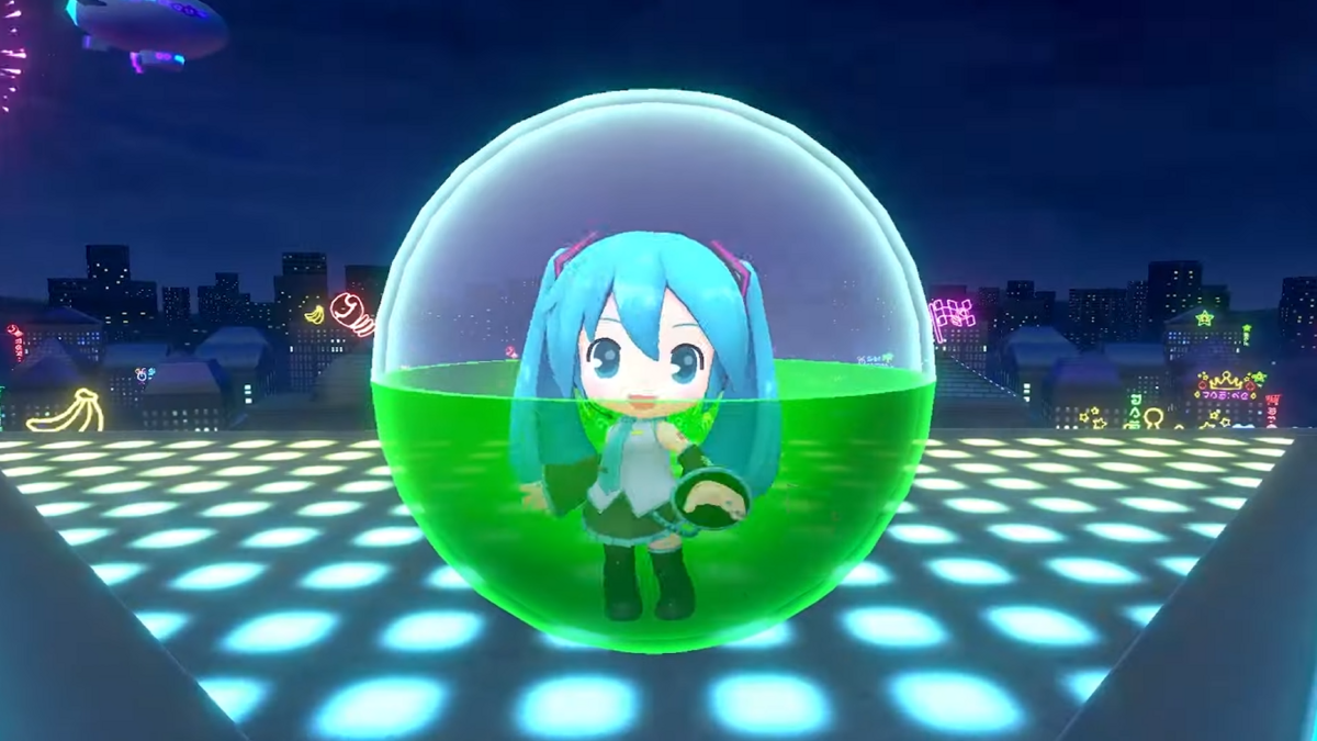 hatsune miku super monkey ball banana rumble