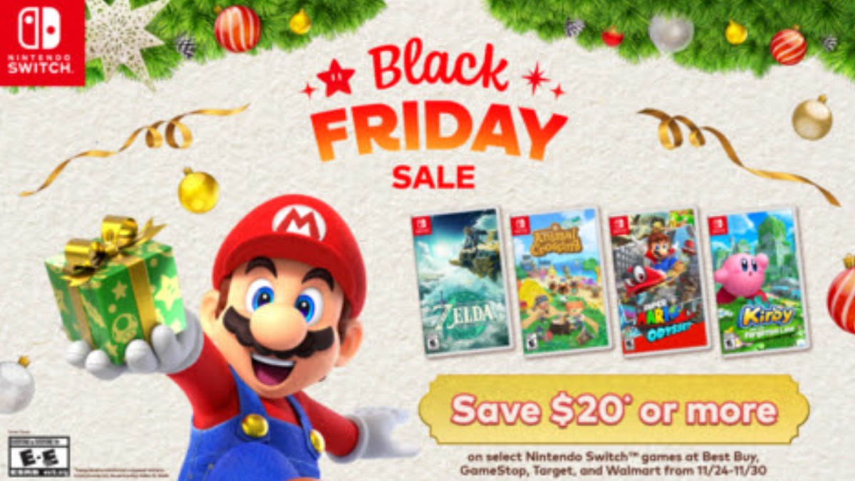 Official Nintendo Black Friday 2024 Sales Include Games, Joy-Cons