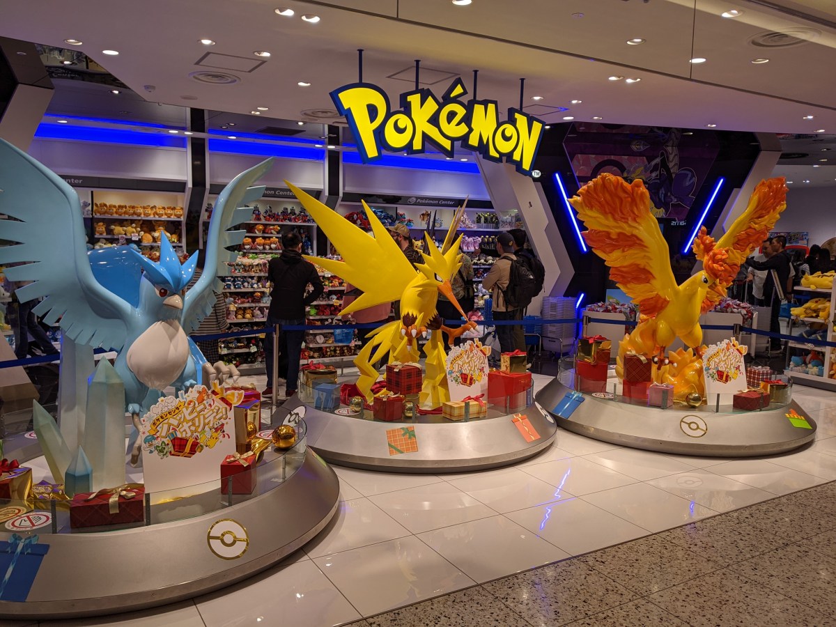 The Pokemon Center store is everything I thought it would be