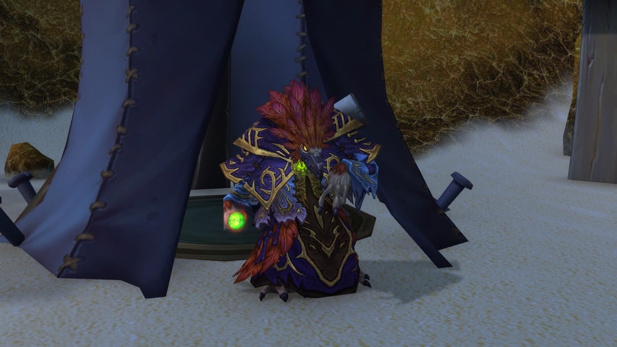 Reshad in WoW's 20th Anniversary area