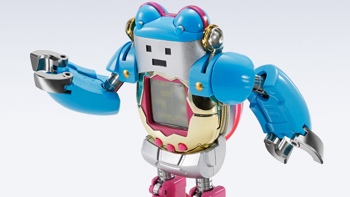 Tamagotchi Chogokin Robot transformable action figure