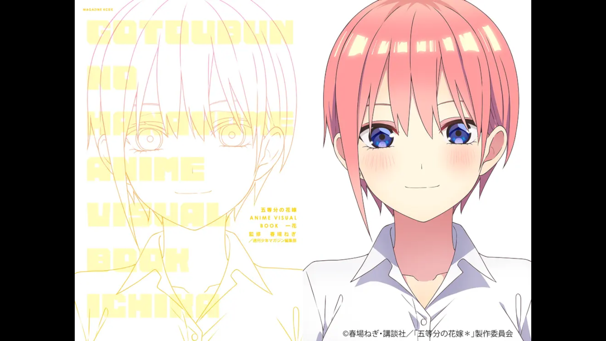 The Quintessential Quintuplets art books - first volume covers Ichika