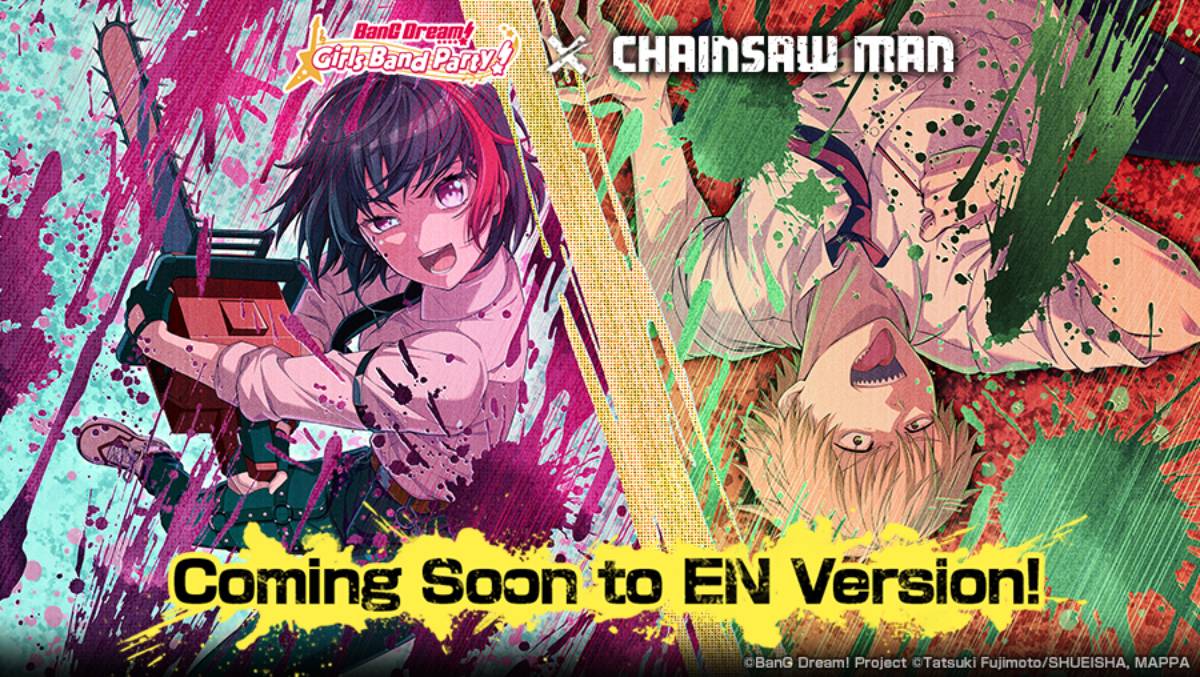 Chainsaw Man Characters Head to BanG Dream: Girls Band Party anime