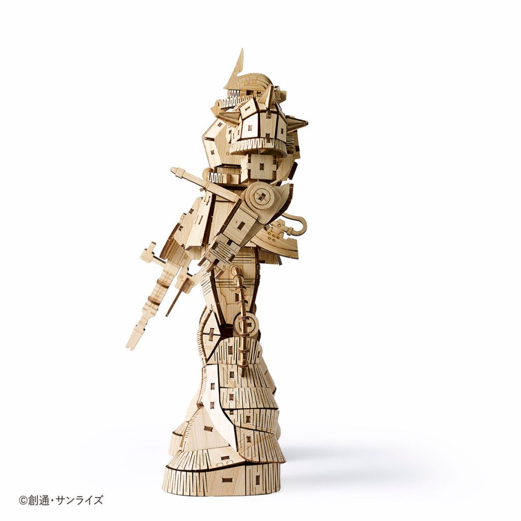 Char Custom Zaku II Bamboo Art wa-gu-mi puzzle - left