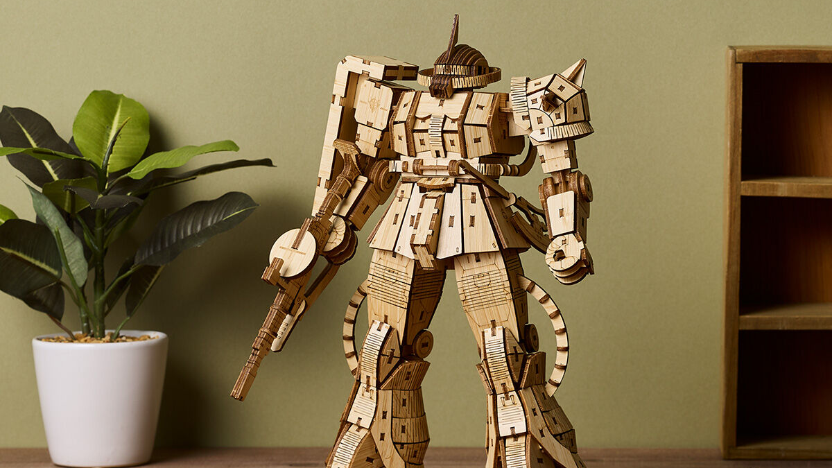 Char Custom Zaku II Bamboo Art wa-gu-mi puzzle