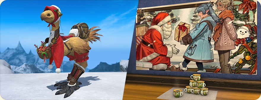 FFXIV Starlight Celebration 2024 Christmas Event Has Santa Chocobo