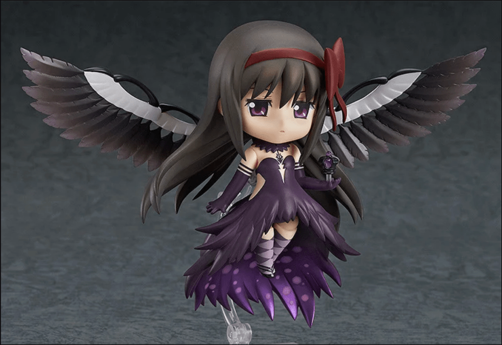 nendoroid of devil homura with neutral expression