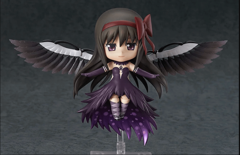 Nendoroid of Devil Homura with her arms out