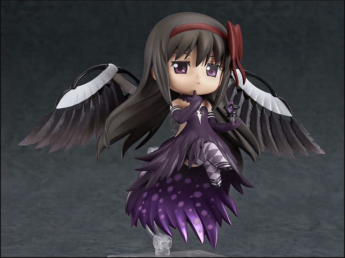 Devil Homura nendoroid ponders her orb