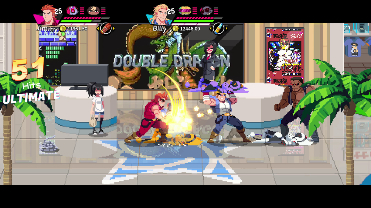 Double Dragon DLC gameplay in River City Girls 2