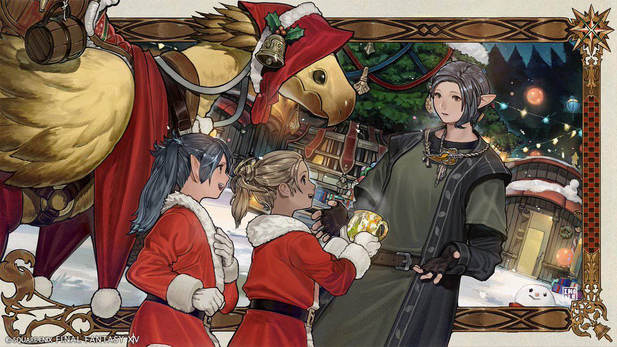 FFXIV Starlight Celebration 2024 Christmas Event Brings Santa Chocobo Barding Final Fantasy XIV