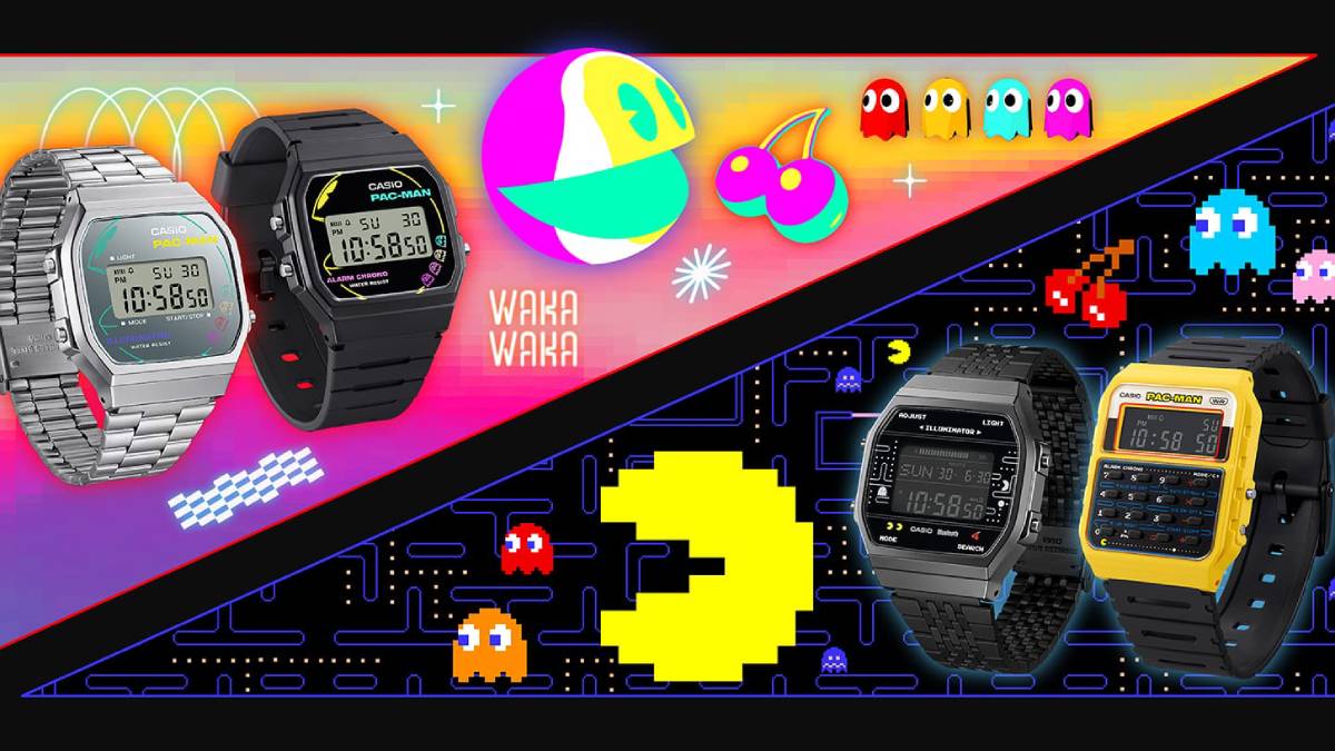 Four Pac-Man Casio Watches Inspired by the Game