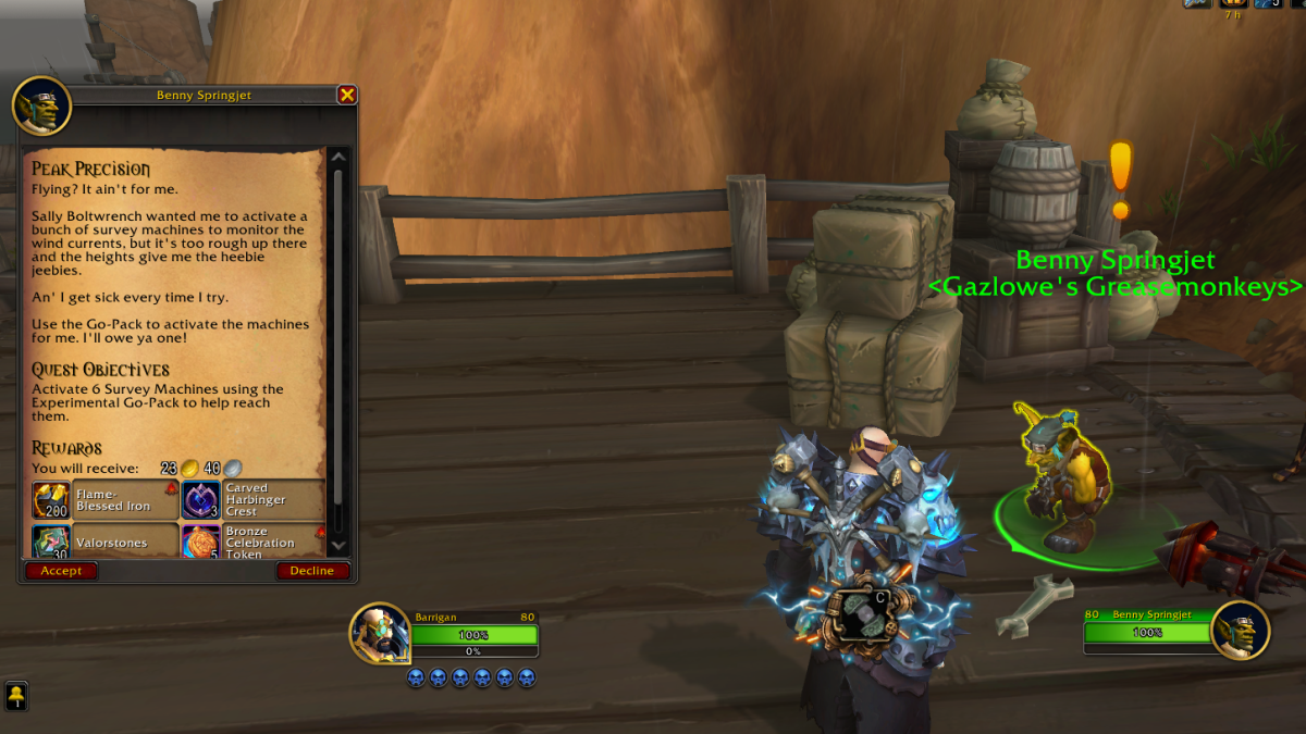 WoW World of Warcraft Siren Isle peak Precision