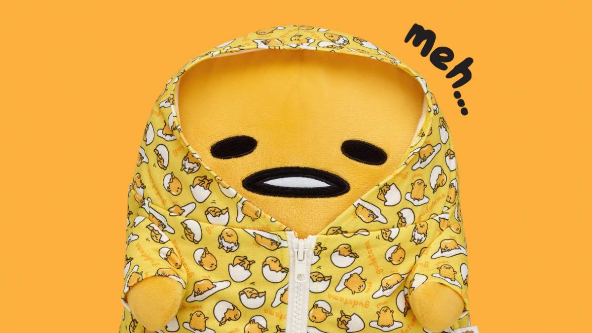 Gudetama Plush Appears in Build-a-Bear Sanrio Collection