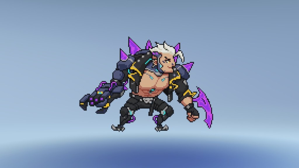 Hazard's Pixel Spray in Overwatch 2