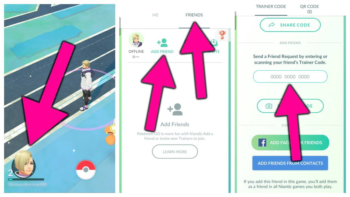 How to use Pokemon GO Friend codes.