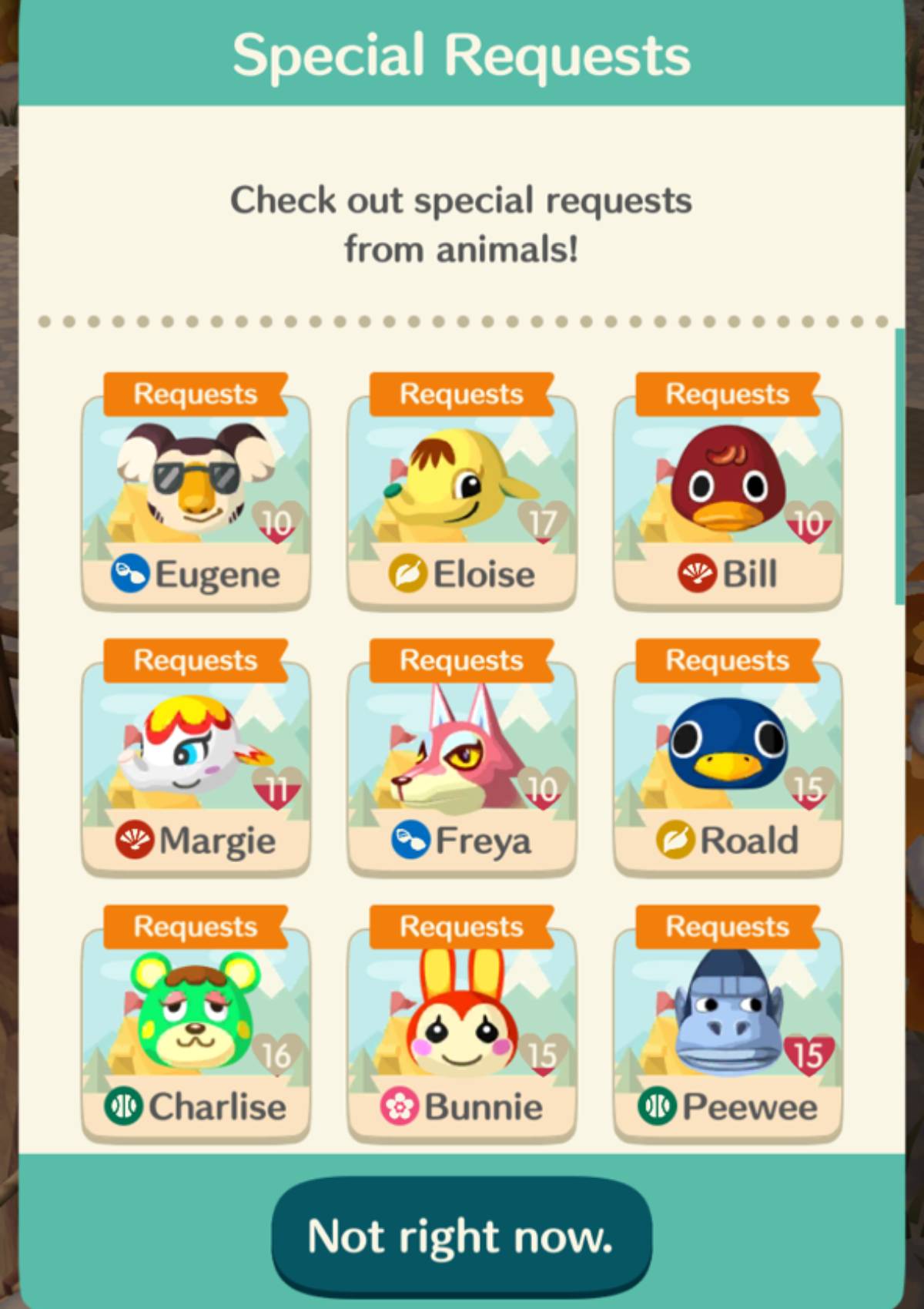 Animal Crossing Pocket Camp Complete villager friendship