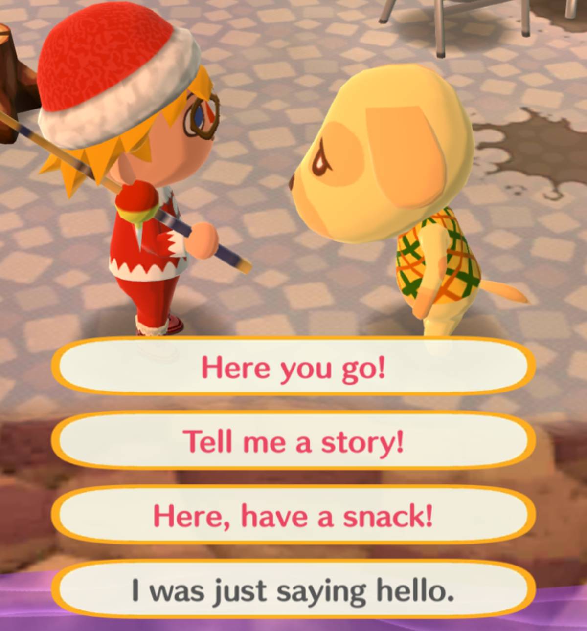 Animal Crossing Pocket Camp Complete villager talk