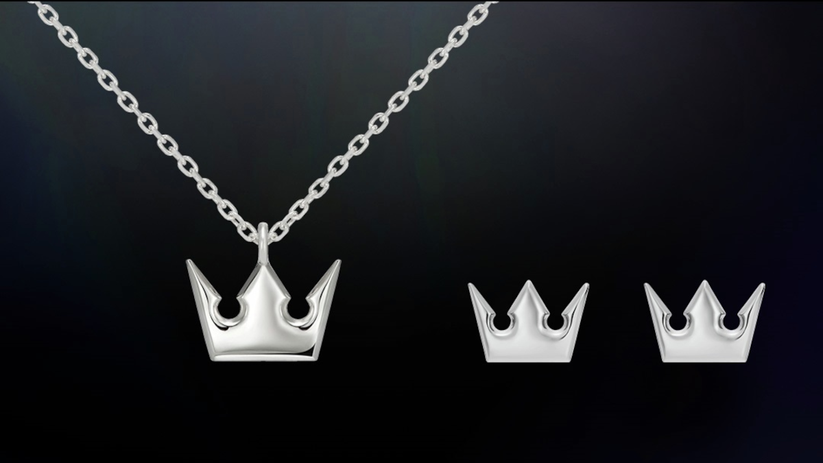 Kingdom Hearts Sora Crown necklace and earrings by U-Treasure