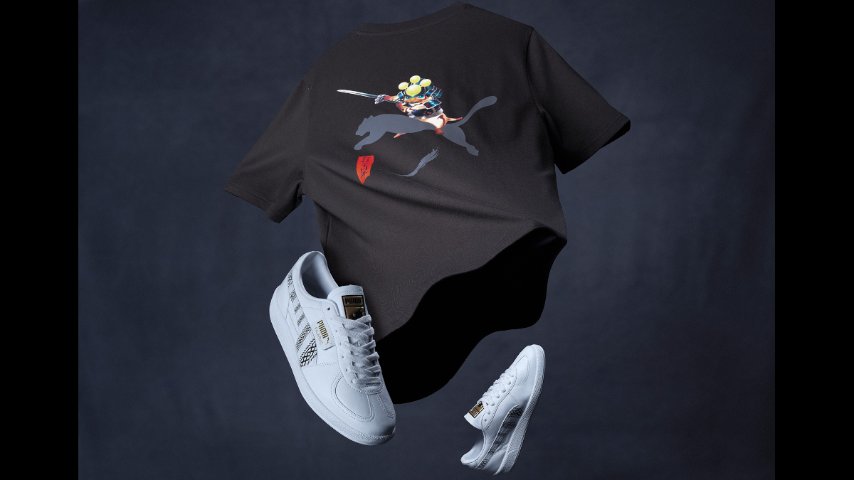 New Monster Hunter Puma shoes and T-shirt