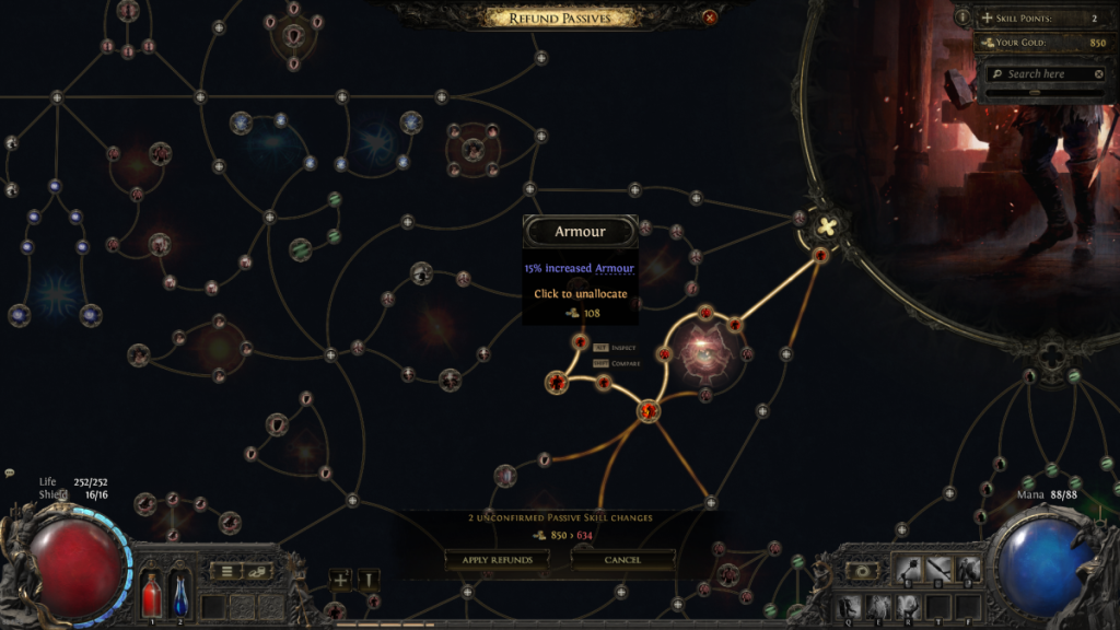 POE2 Path of Exile 2 respec reset skill points