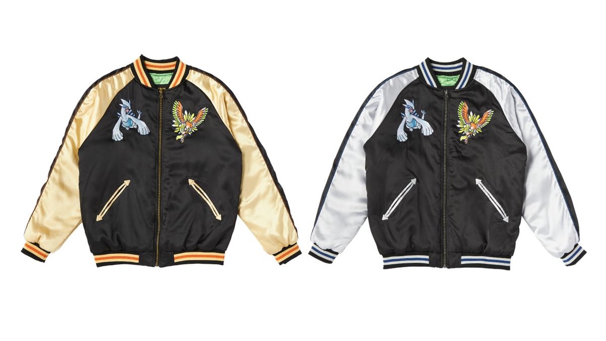 Pokemon Ho-Oh and Lugia Sukajan Jackets Celebrate Gold and Silver