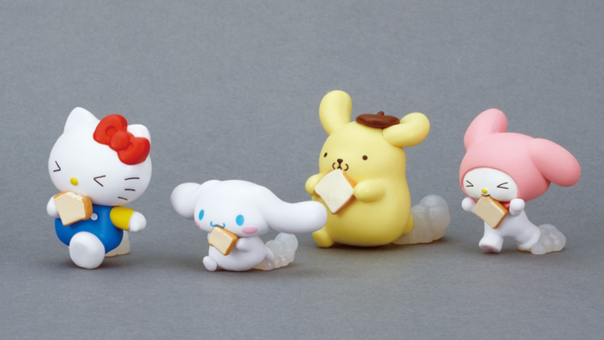 sanrio gachapon toys running late